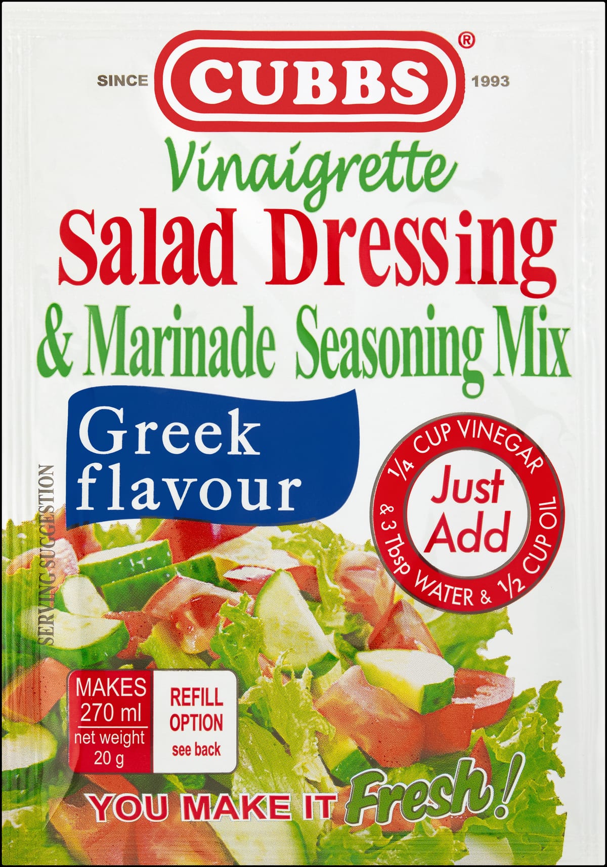 Salad Dressing — Greek packet