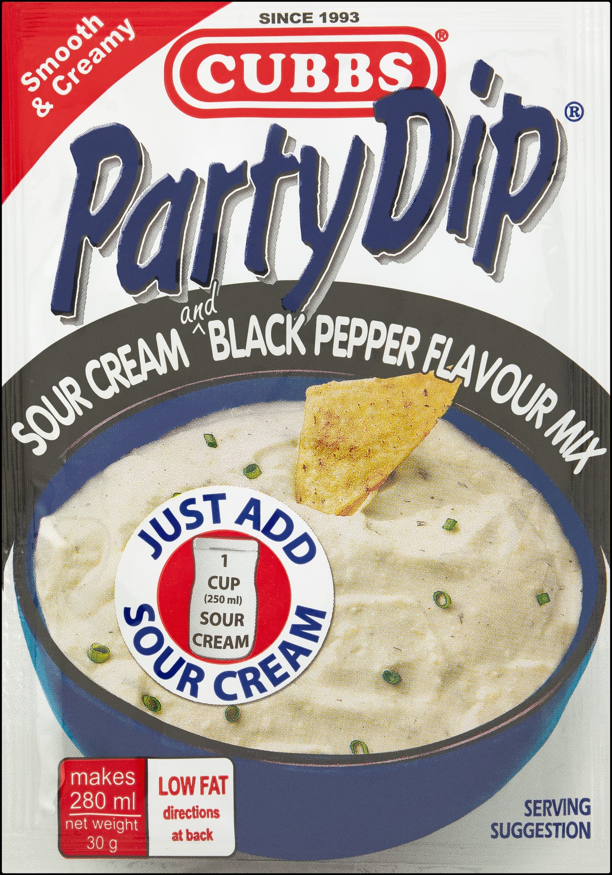 Party Dip — Sour Cream & Black Pepper packet