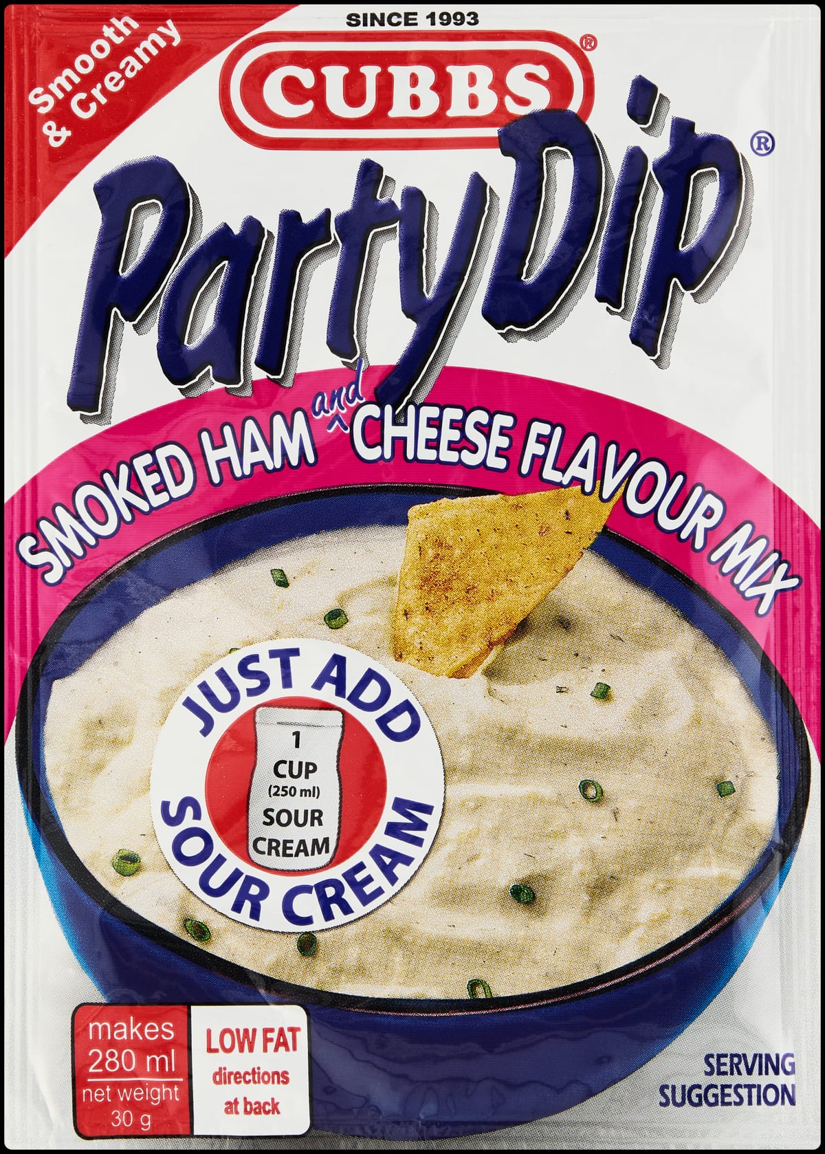 Party Dip — Smoked Ham & Cheese packet