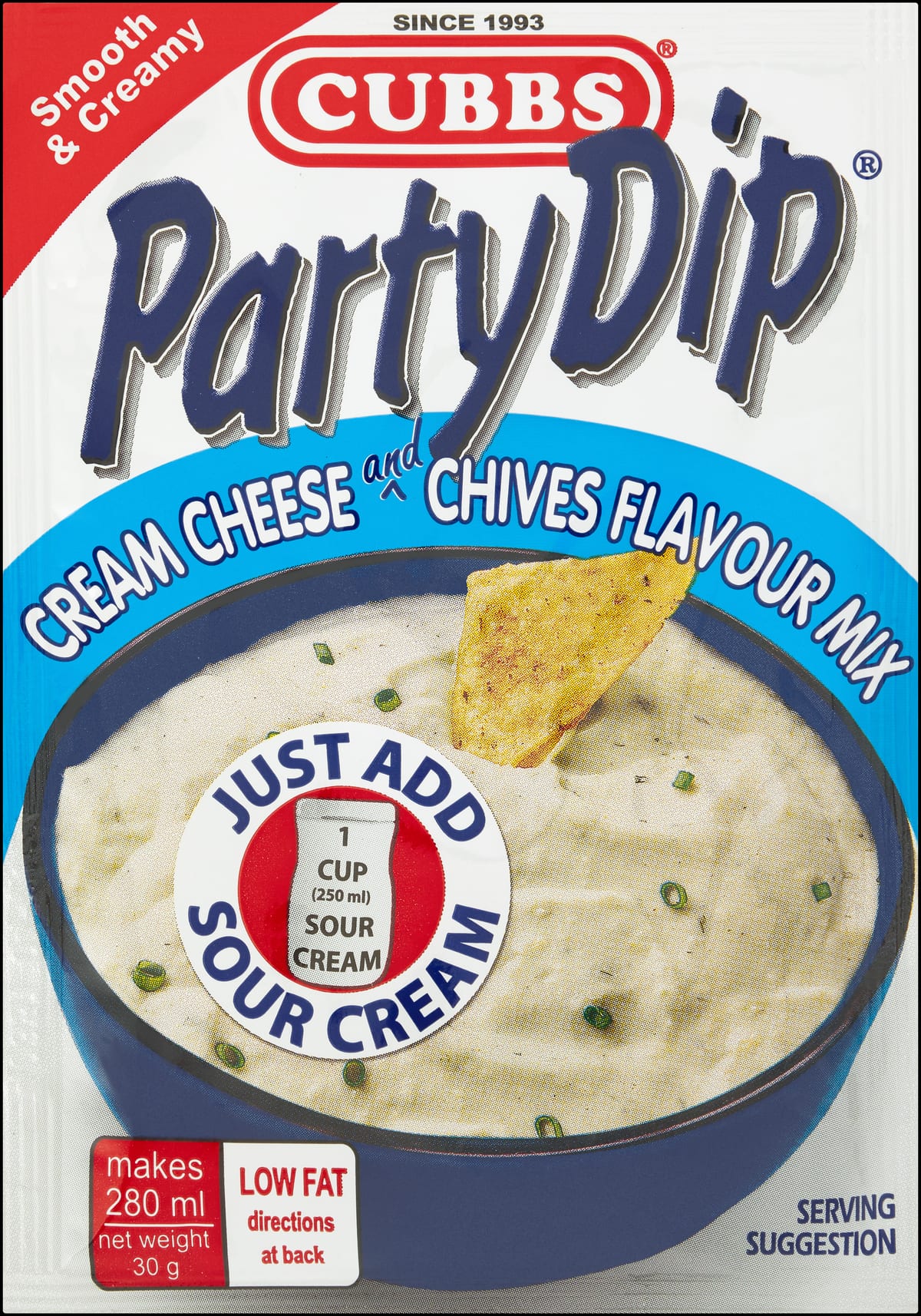 Party Dip — Cream Cheese & Chives packet