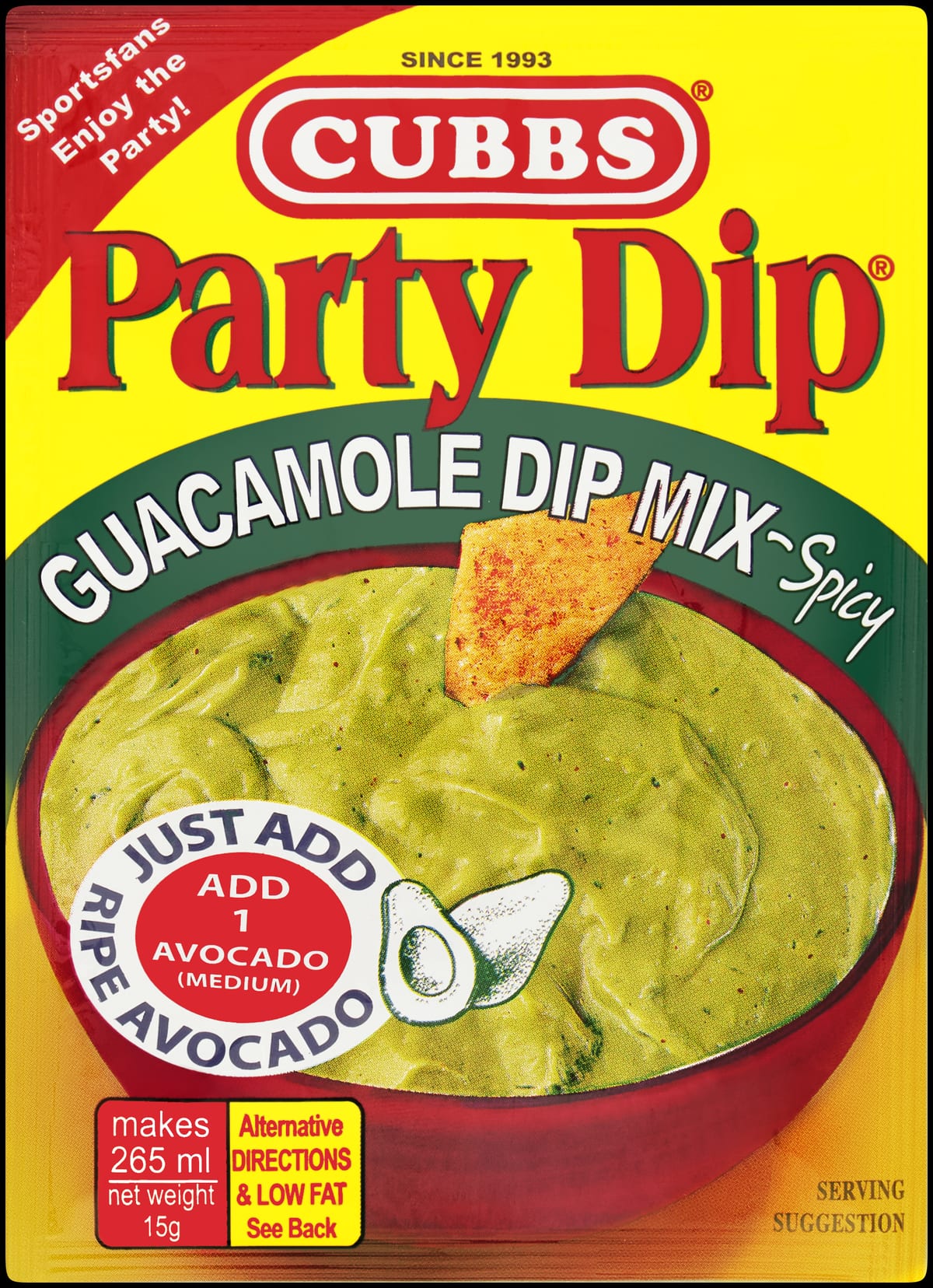 Party Dip — Guacamole packet