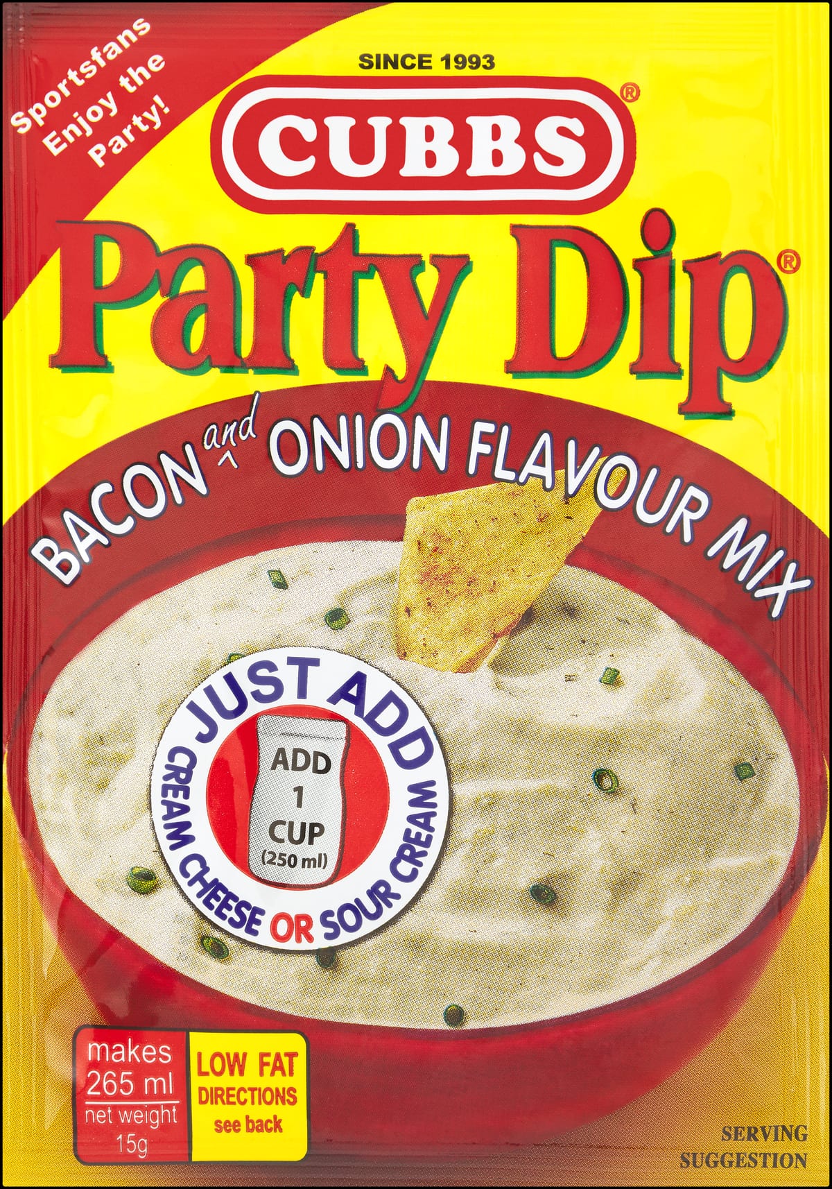 Party Dip — Bacon & Onion packet